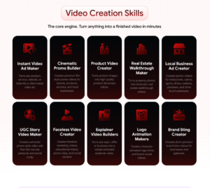 videoclawbot video creation skills